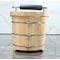 Alfi Brand AB1163 61" Free Standing Wooden Bathtub W/ Cushion Headrest AB1163 - alternate 7
